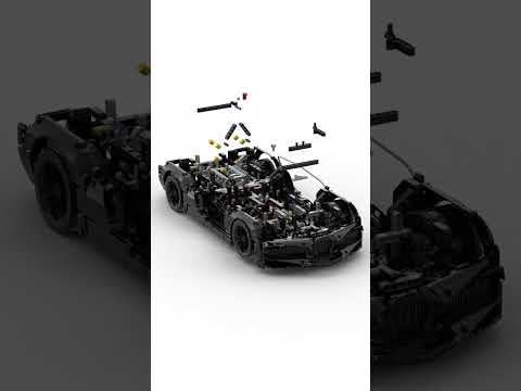 Lego BUGATTI CHIRON Super sport 300+ animated build  Moc by MOC NEMOOZ #lego #bugatti #bugattichiron