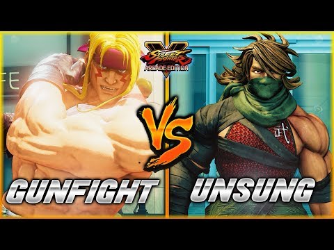 SFV AE 🔥 GUNFIGHT (#1 Online ALEX) vs UNSUNG (#2 Online ZEKU) | FT3 Set 🔥 SF5 TenSFV