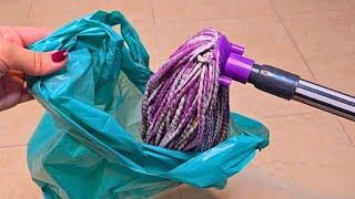 Remove dirt from your mop with this powerful cleaning trick