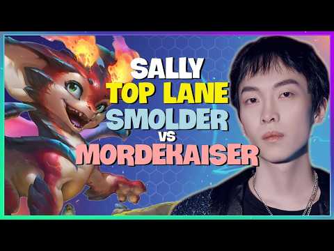 Challenger Smolder : This Dude is CRUSHING Top Lane with DEVASTATING Kiting - Engsub