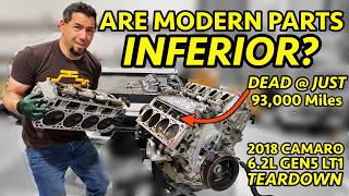 2018 Camaro SS 6.2L LT1 Engine FAILURE @93K With PERFECT Maintenance!