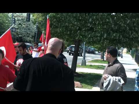 Turkish and Azerbaijani counter-protest on April 24, 2011, in Washington DC (part 9)