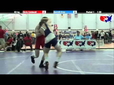 Chris Caldwell vs. Garrett Frey at 2013 ASICS University Nationals - FS