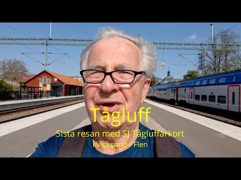 2021-07-22 TÅGLUFF Sista resan med SJ Tågluffarkort ( Kvicksund - Flen )
