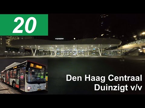 HTM Lijn 20: Centraal Station - Duinzigt v/v | HTM 1112 | 2024