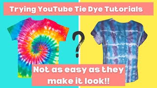 Testing Blossom Tie Dye Tutorial - Epic Fail!