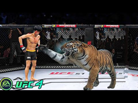 UFC4 Bruce Lee vs. Tiger Grip EA Sports UFC 4