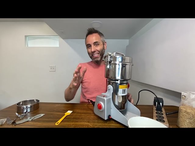 Best Electric Grain Mill Grinder for Your Kitchen - close-up view