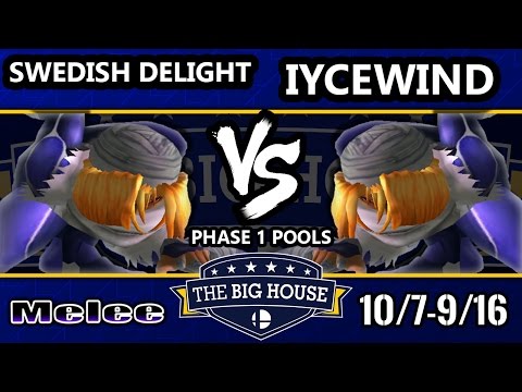 TBH6 SSBM - RNG | Swedish Delight (Sheik) Vs. Iycewind (Sheik) - Smash Melee Pools