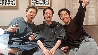 🌮 LIVE WEVERSE | Legendado PT-BR | BTS` BANGTAN JIN, RM TAEHYUNG 2026 🍹🥠