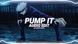 pump it - black eyed peas [edit audio]