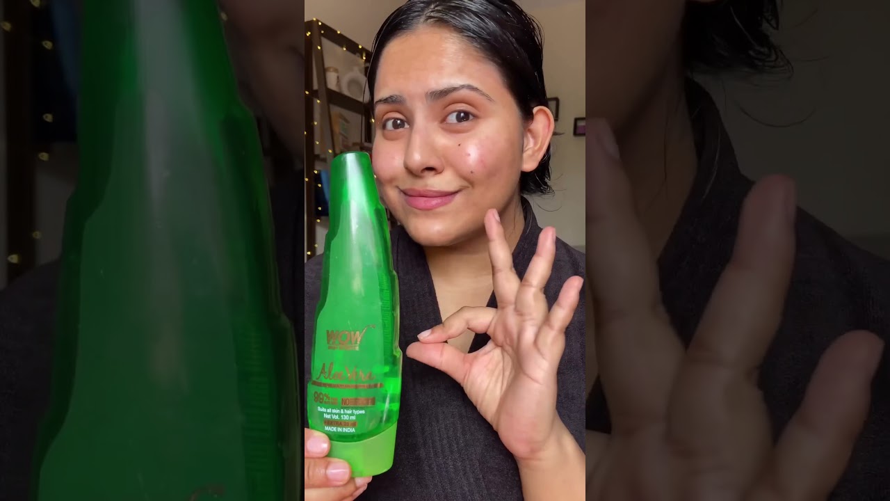 So much to do with WOW’s 99% pure Aloe Vera Gel! 💚 #wowskinscience #aloeveragel #shorts