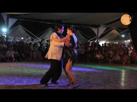  Fernando Sanchez  and  Ariadna Naveira  are  dancing  at  Catania Tango Festival  in  2016