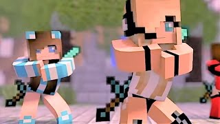 Psycho Girl 1-4 The Complete Minecraft Music Video Series - Minecraft Songs and Minecraft Animation