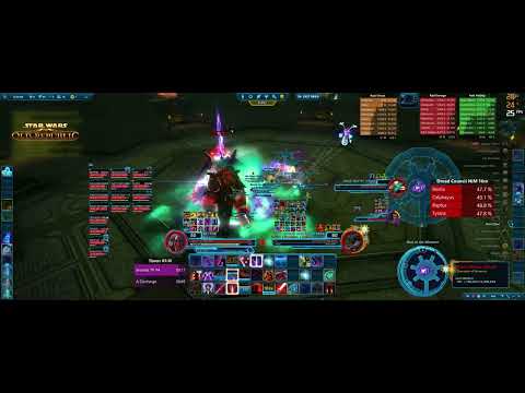 SWTOR 7.3 DP - Dread Council 16 man Nim 1st  kill - Tank Calphayus POV (ADG)