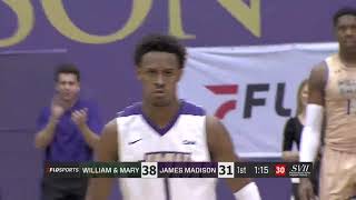 Men's #CAAHoops Highlights William & Mary at James Madison