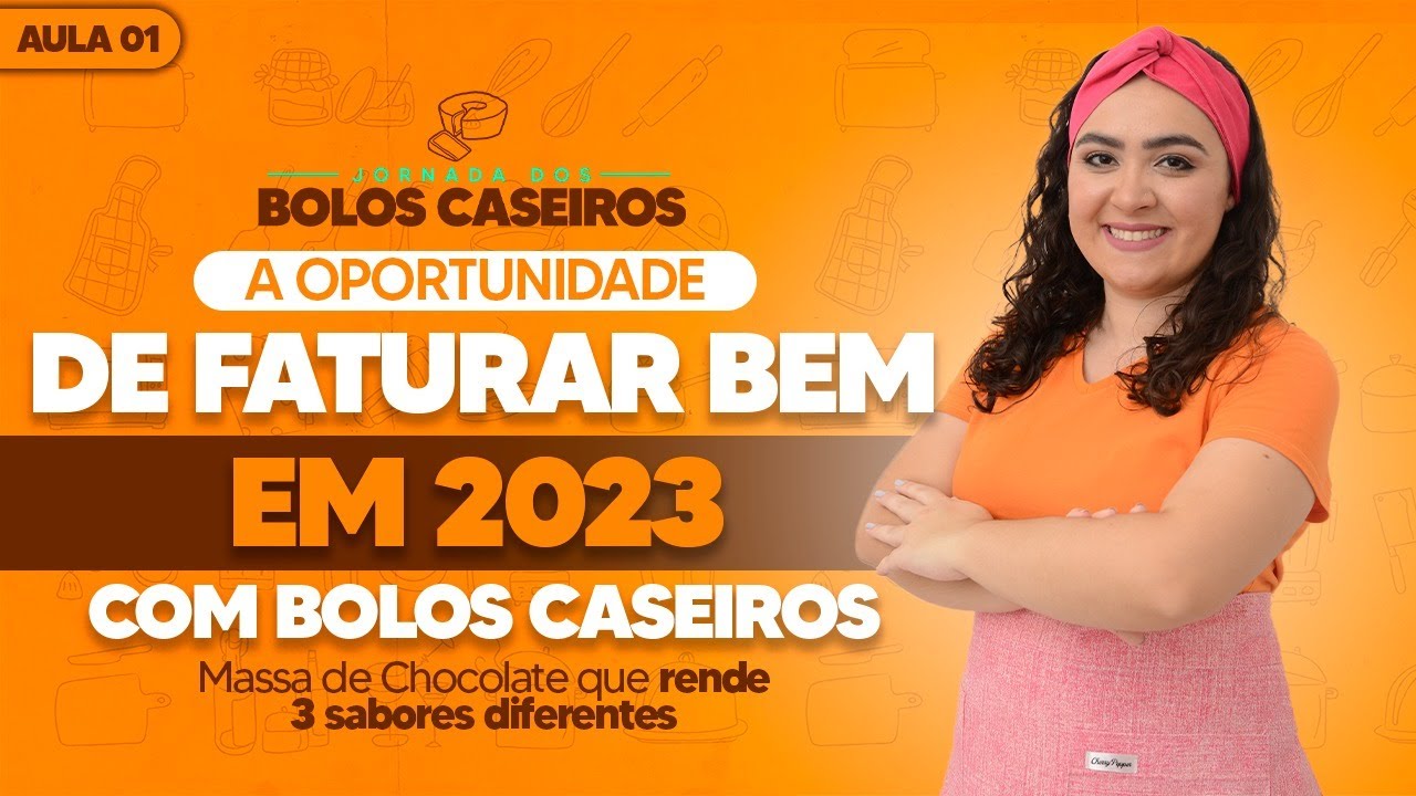 JORNADA DE BOLOS CASEIROS - AULA 01 - APRENDA A FAZER MASSAS PERFEITAS E QUE VENDEM MUITO!!!