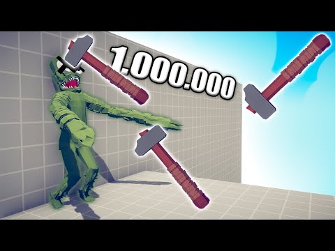 1.000.000 DAMAGE HAMMER 1 vs 1 TOURNAMENT - TABS | Totally Accurate Battle Simulator 2023