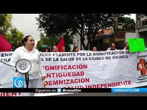 Video: Trabajadores del Hospital de Xoco, exigen respeto a sus condiciones laborales y solución a demandas