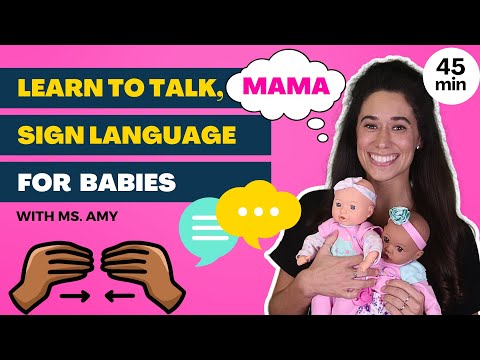 Learn to talk! Baby’s First Words & Sign Language! Baby Sign Language, ASL, Christian Baby Learning!