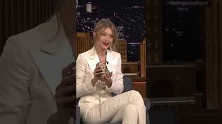 Gigi Hadid Shows Off Her Tiny Bag Collection to Jimmy Fallon 👜✨#gigihadid