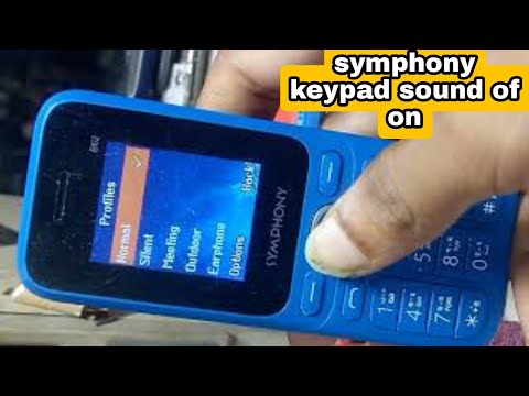 symphony keypad phone profile settings/symphony bl62 keypad sound on off/sound of symphony mobile