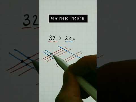 MATHE TRICK | JAPANISCHE MULTIPLIKATION | by Mathe Mo #shorts