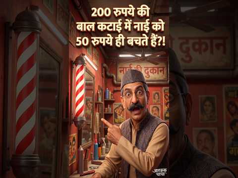 200 रुपये की बाल कटाई में नाई को 50 रुपये ही बचते है?