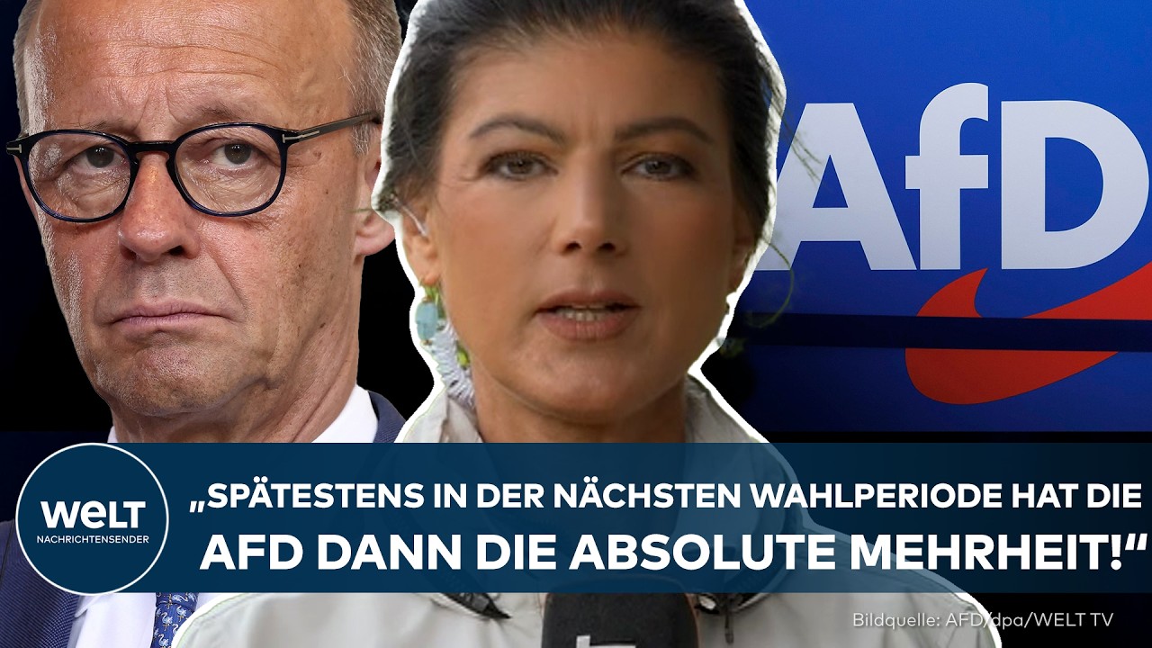 AFD: „Eine Ohrfeige für den Wähler!“ – Wagenknecht ledert bei WELT heftig gegen die Brandmauer!