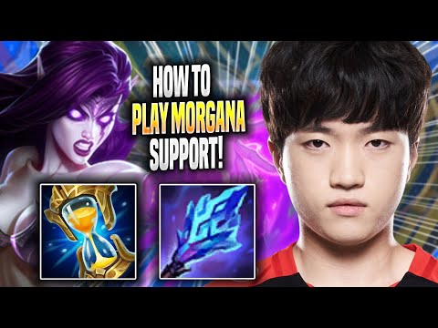 LEARN HOW TO PLAY MORGANA SUPPORT LIKE A PRO! - T1 Keria Plays Morgana SUPPORT vs Rakan!