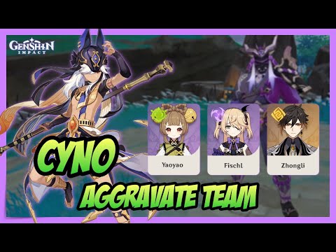 Cyno Aggravate Team - Yaoyao, Fischl and Zhongli