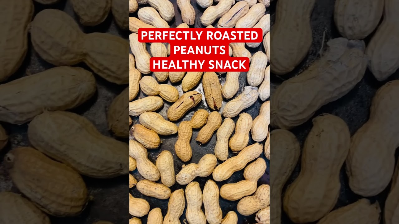 PERFECTLY ROASTED PEANUTS in MINUTES in THE OVEN #healthy #highprotein