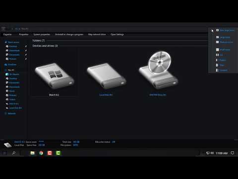 Icon pack iPack Dark Gray for Windows 10/8/7