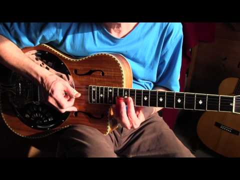 EZ Slide Lesson in Open G - Near The Cross - Gospel Blues - TAB avl