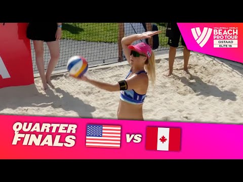 Nuss/Brasher vs. Melissa/Brandie - Quarter Final Highlights | Gstaad 2025 #BeachProTour