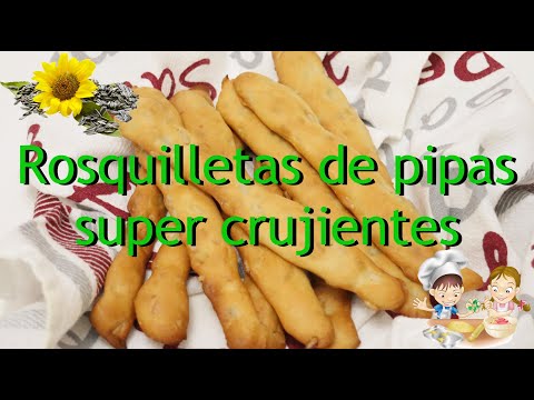 Has probado las rosquilletas de pipas caseras? receta fácil, te quedaran con  un sabor insuperable 🌻