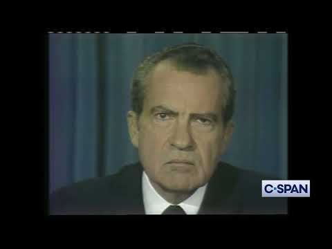 President Nixon Announces Resignation