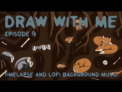 Draw with Me in Procreate - Children's Illustration - [lofi background music]
