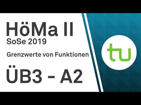 Übungsblatt 3, Aufgabe 2 -- TU Dortmund, Höhere Mathematik II (BCI/BW/MLW)