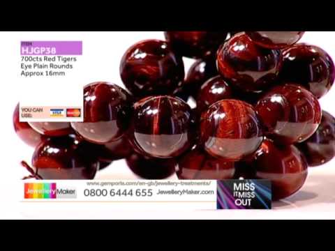 JewelleryMaker LIVE (MIMO) 19/02/14 Lilac Frost Pearls and Labradorite Beads