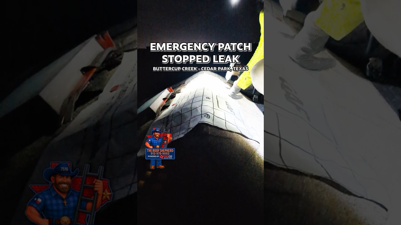 Emergency Patch Stopped Roof Leak