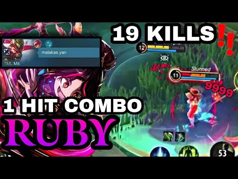 Ruby Best Build 2023 | NEW 1 HIT COMBO DELETE | Ruby Gameplay | ikanji | MOBILE LEGENDS