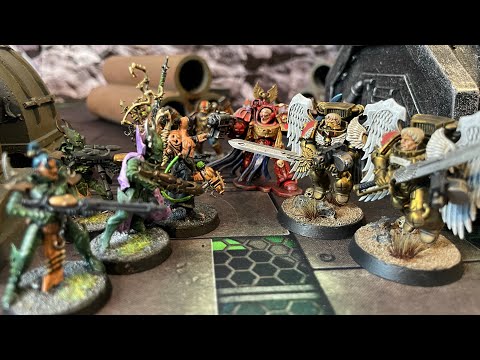 Grimdark Future 3rd Edition v3.1.0 Batrep - Blood Brothers Vs Dark Elf Raiders (750 Points) S2E9