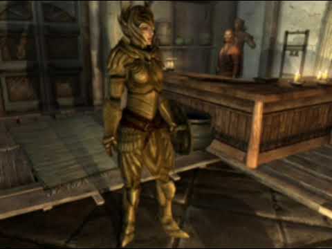 Altmer woman sees a Nord Tavern
