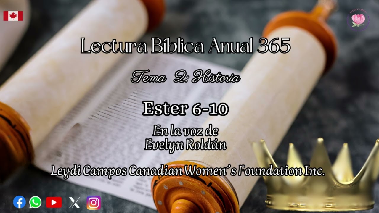 MR Lectura Bíblica Anual 365 | Tema 2: Historia | Ester 6-10 | Día 361 | Martes