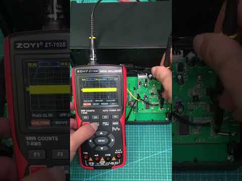 Oscilloscope measurement waveform #multimeter #oscilloscope #dyyegodahornet