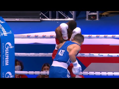 Day 3 (60kg) PETIT HOMME Charles (HAI) vs  ALIYEV Tayfur (AZE) | AIBA WCHs 2021