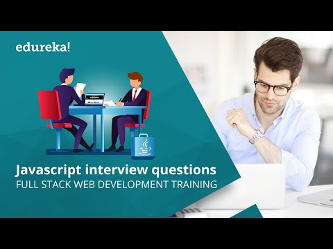 JavaScript Interview Questions and Answers | Full Stack Web Development Training | Edureka