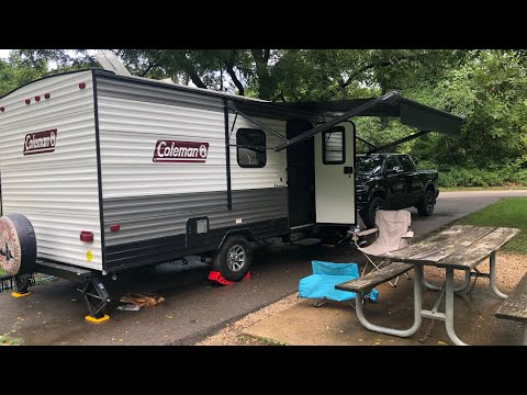 Coleman 17B Maxx Air fan install and review.