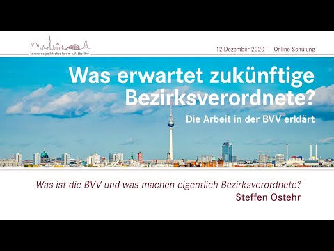 Steffen Ostehr: Was ist die BVV und was machen Bezirksverordnete?